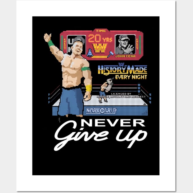 John Cena 20 Years Never Give Up Wall Art by Holman